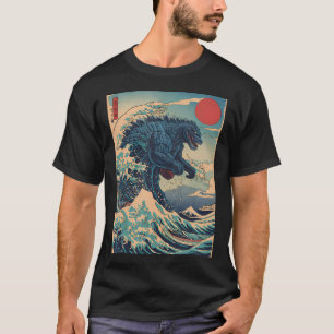 T-shirt Kaiju Monster Style japonais Art Great Wade Off Ka