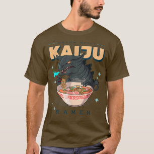 T-shirt Kaiju Ramen Chat japonais Cute Kawaii Anime 