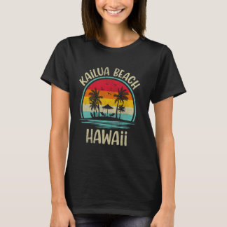 T-shirt Kailua Beach Hawaii Palm Tree Family Summer Vacati