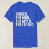 T-shirt Kaiser Kaiser Nom Kaiser prénom (Design devant)