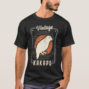 T-shirt Kakapo Vintage Retro classique amour animal 1