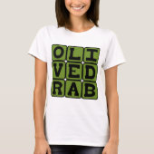 T-shirt Kaki, Couleur (Devant)