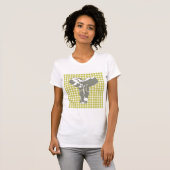 T-shirt Kaki Safari point avec Pop Art Elephant (Devant entier)
