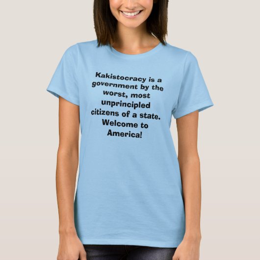 T-shirt Kakistocracy (Devant)