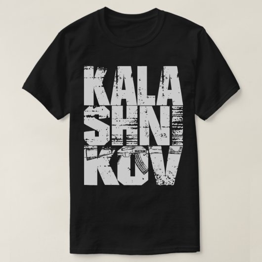 T-shirt Kalachnikov AK47 AK47 Cadeau (Design devant)