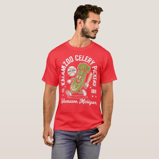 T-shirt Kalamazoo Celery Pickers (Devant entier)