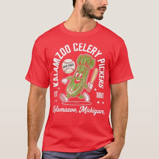 T-shirt Kalamazoo Celery Pickers (Devant)
