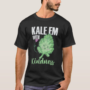 T-shirt Kale Em avec bienveillance Végétarien Légumes Végé