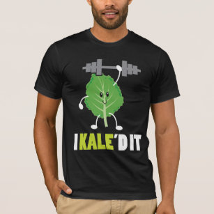 T-shirt Kaled il - gymnase végétarien végétalien de chou