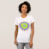 T-shirt Kaléidoscope Coloré 01 (Devant entier)