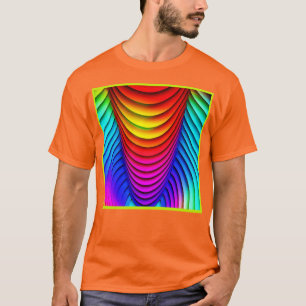 T-shirt Kaleidoscope de couleurs Motif 3D