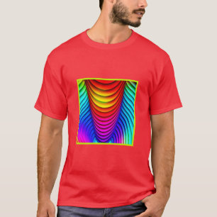 T-shirt Kaleidoscope de couleurs Motif 3D