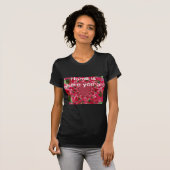 T-shirt Kaleidoscope de Crimson : Blood Milkweed Flower Ar (Devant entier)