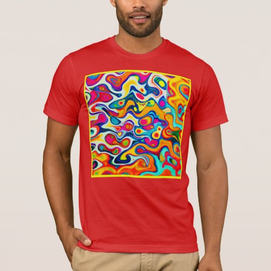 T-shirt Kaleidoscope des couleurs (Devant)
