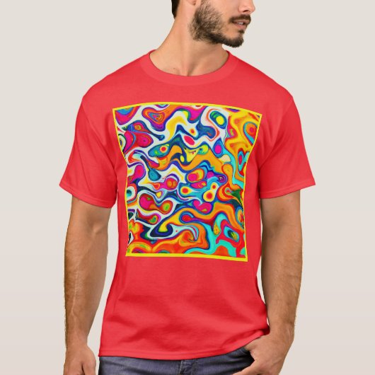 T-shirt Kaleidoscope des couleurs (Devant)