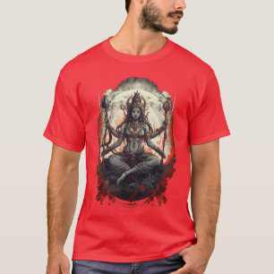 T-shirt Kali Déesse de la mort et de l'apocalypse Yoga hin