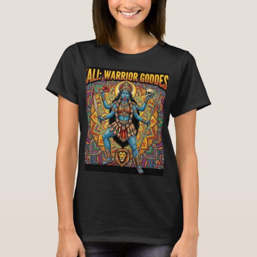 T-shirt Kali Déesse Guerrière (Devant)