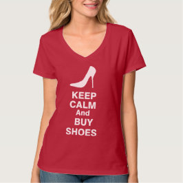 T-shirt kalm houden en schoenen kopen