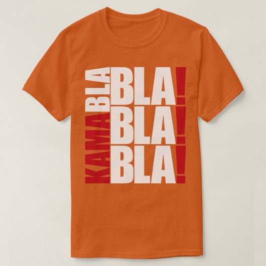 T-shirt Kamabla Blah Blah Blah Élection 2024 (Design devant)