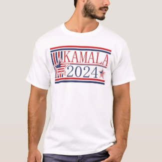 T-shirt Kamala 2024, candidate à la présidentielle