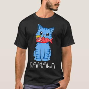 T-shirt Kamala Cat Mange Du Poisson Drôle Harris Trump 202
