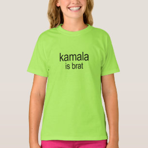 T-shirt Kamala est Brat