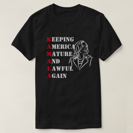 T-shirt Kamala Harris (Design devant)