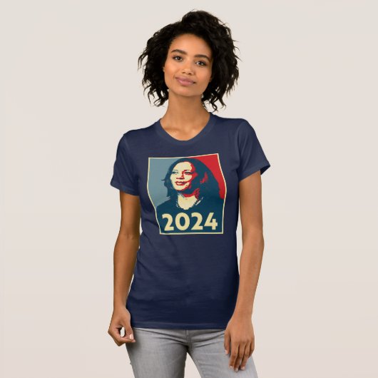 T-shirt Kamala Harris 2024 (Devant entier)