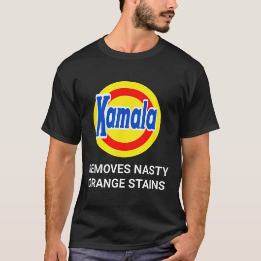 T-shirt Kamala Harris 2024 élimine Nasty Orange Stains Fun (Devant)