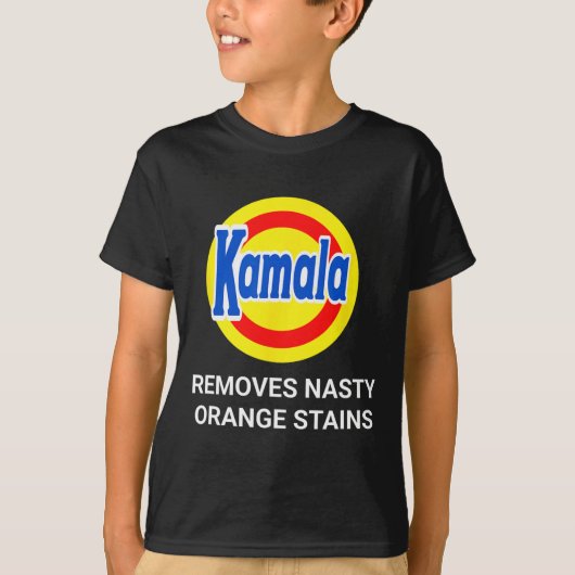 T-shirt Kamala Harris 2024 élimine Nasty Orange Stains Fun (Devant)