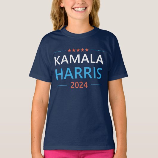 T-shirt Kamala Harris 2024 pour le président (Devant)