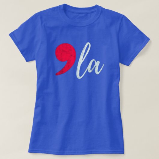 T-shirt Kamala Harris 2024 Président Comma La Funny (Design devant)