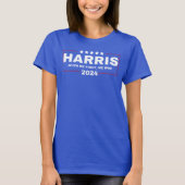 T-shirt Kamala Harris 2024 "Quand nous nous battons, nous (Devant)