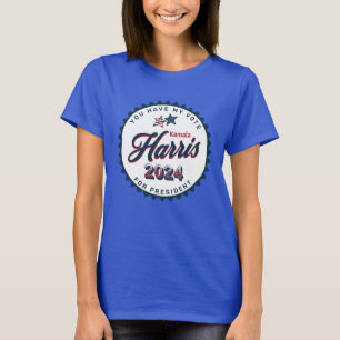 T-shirt Kamala Harris 2024   Vous avez mon vote