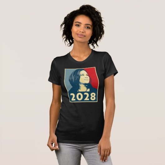 T-shirt Kamala Harris 2028 Hope (Devant entier)
