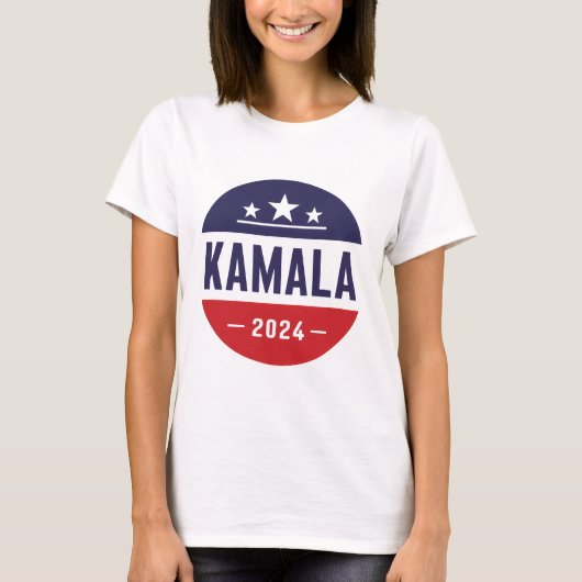 T-SHIRT KAMALA HARRIS AMÉRICAINE COULEURS DE DRAG (Devant)