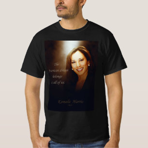 T-shirt Kamala Harris. American Dream appartient à nous to