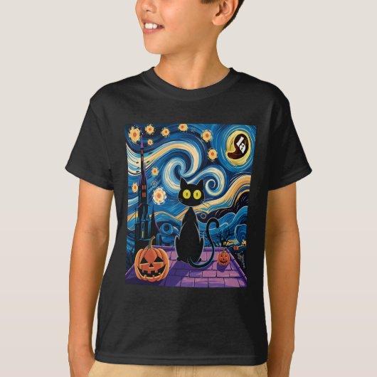 T-shirt Kamala Harris Harris Harris Waltz 2024 Cat Hallowe (Devant)