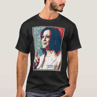 T-shirt Kamala Harris Je parle élection présidentielle de 