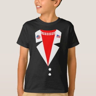 T-shirt Kamala Harris Pantsuit Costume Party Femme Préside