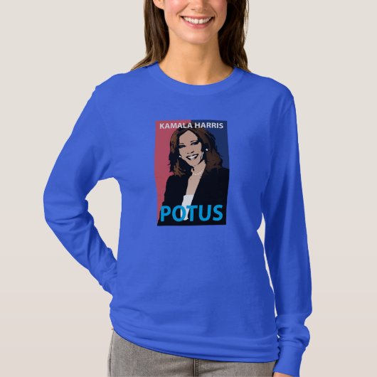 T-shirt Kamala Harris "POTUS" (Devant)
