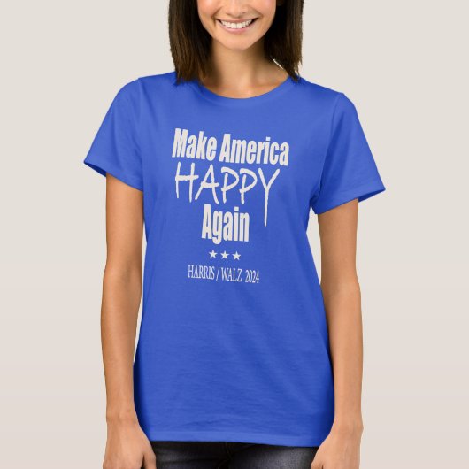 T-shirt Kamala Harris pour le peuple - Rendre l'Amérique h (Devant)