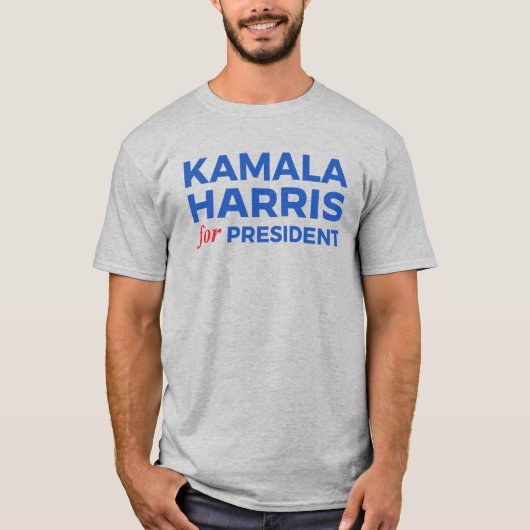 T-shirt Kamala Harris pour le président (Devant)