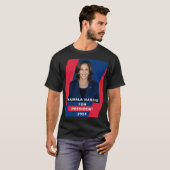 T-shirt Kamala Harris pour le président 2024 Patriotic Uni (Devant entier)
