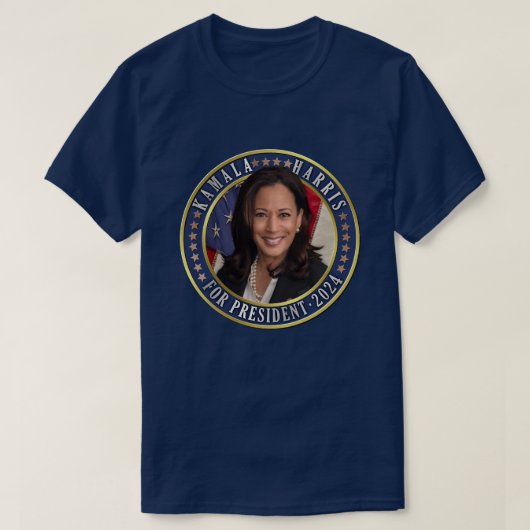 T-shirt Kamala Harris pour le président démocrate 2024 Pho (Design devant)
