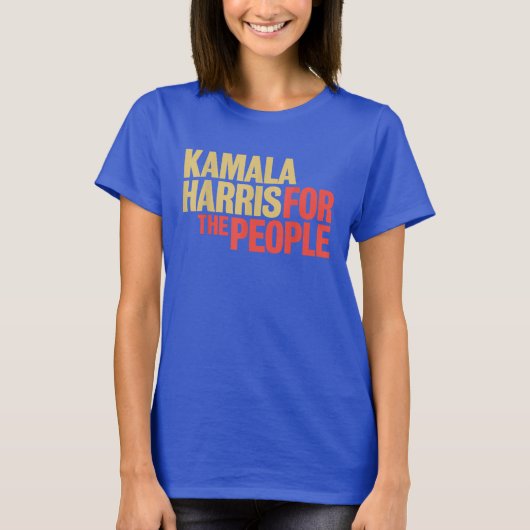 T-shirt Kamala Harris pour le président du peuple 2024 (Devant)
