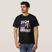 T-shirt Kamala Harris pour l'élection présidentielle améri (Devant entier)