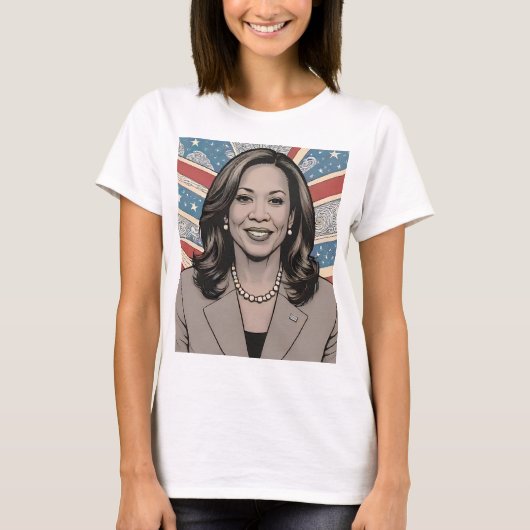 T-shirt kamala harris président américain 2024 (Devant)