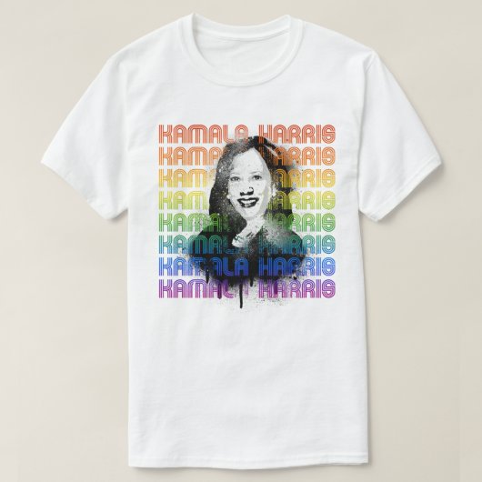 T-shirt Kamala Harris Pride (Design devant)