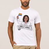 T-shirt Kamala Harris Pride (Devant)